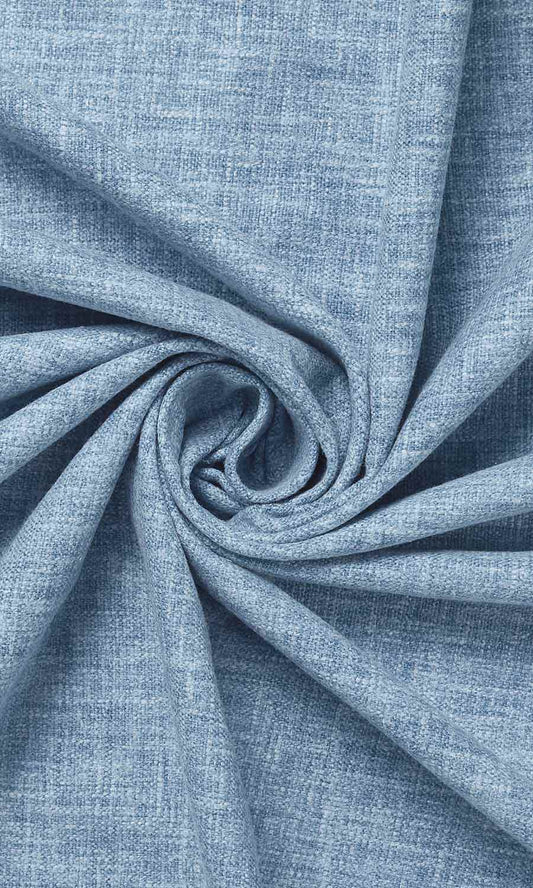 Cotton Blend Home Décor Fabric By the Yard (Blue)