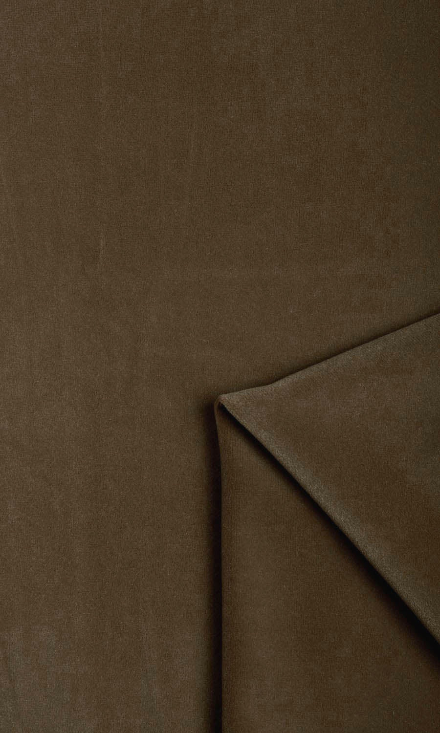 Velvet Window Treatments Fabric By the Yard (Mocha Brown)