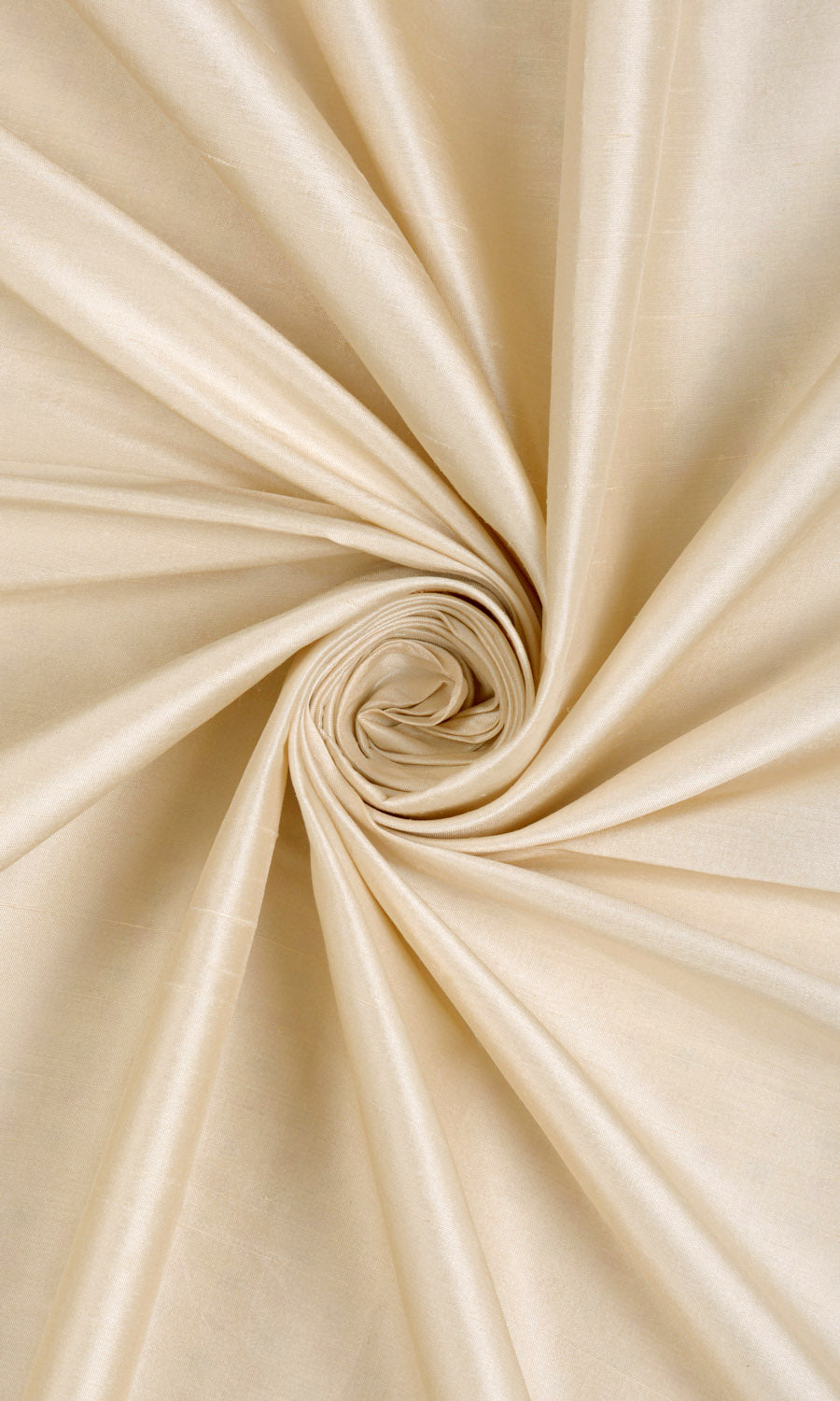Shantung Silk Home Décor Fabric By the Yard (Pale Beige)