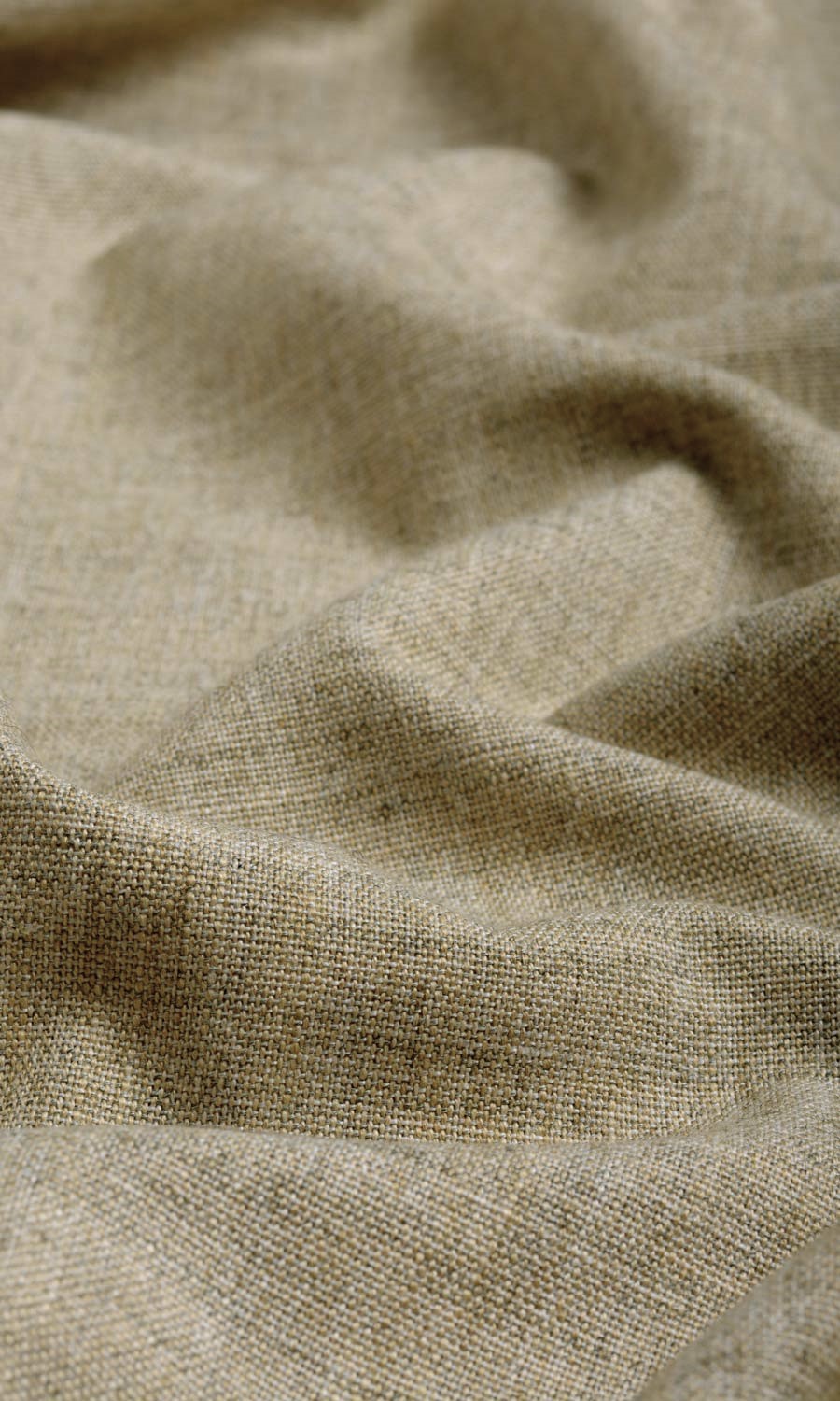 Linen Texture Fabric Sample for Curtains & Drapes (Taupe/ Brown)