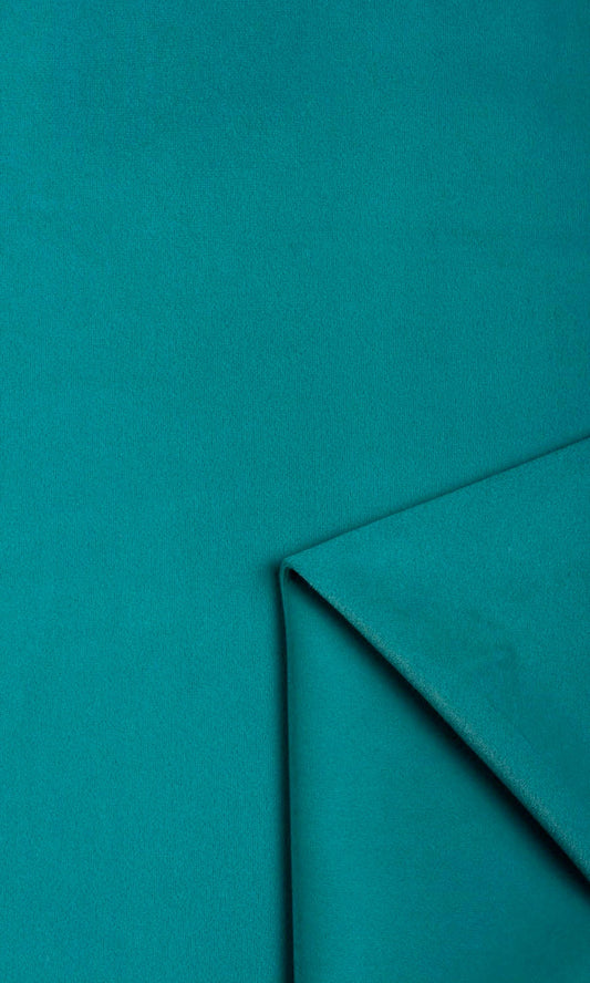 Velvet Home Décor Fabric By the Yard (Cerulean Blue)