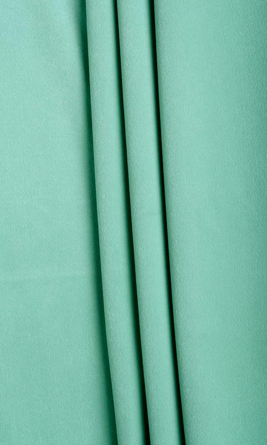 Velvet Fabric Material By the Yard (Seafoam Green)