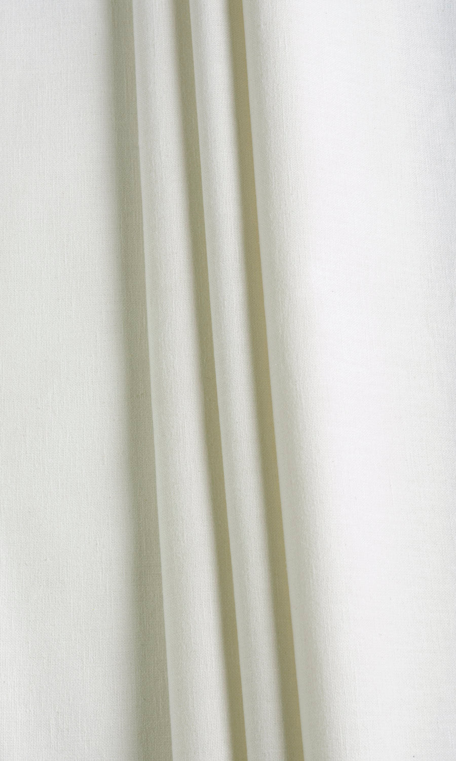 Poly-Cotton Blend Home Textile Fabric Material Sample (White)
