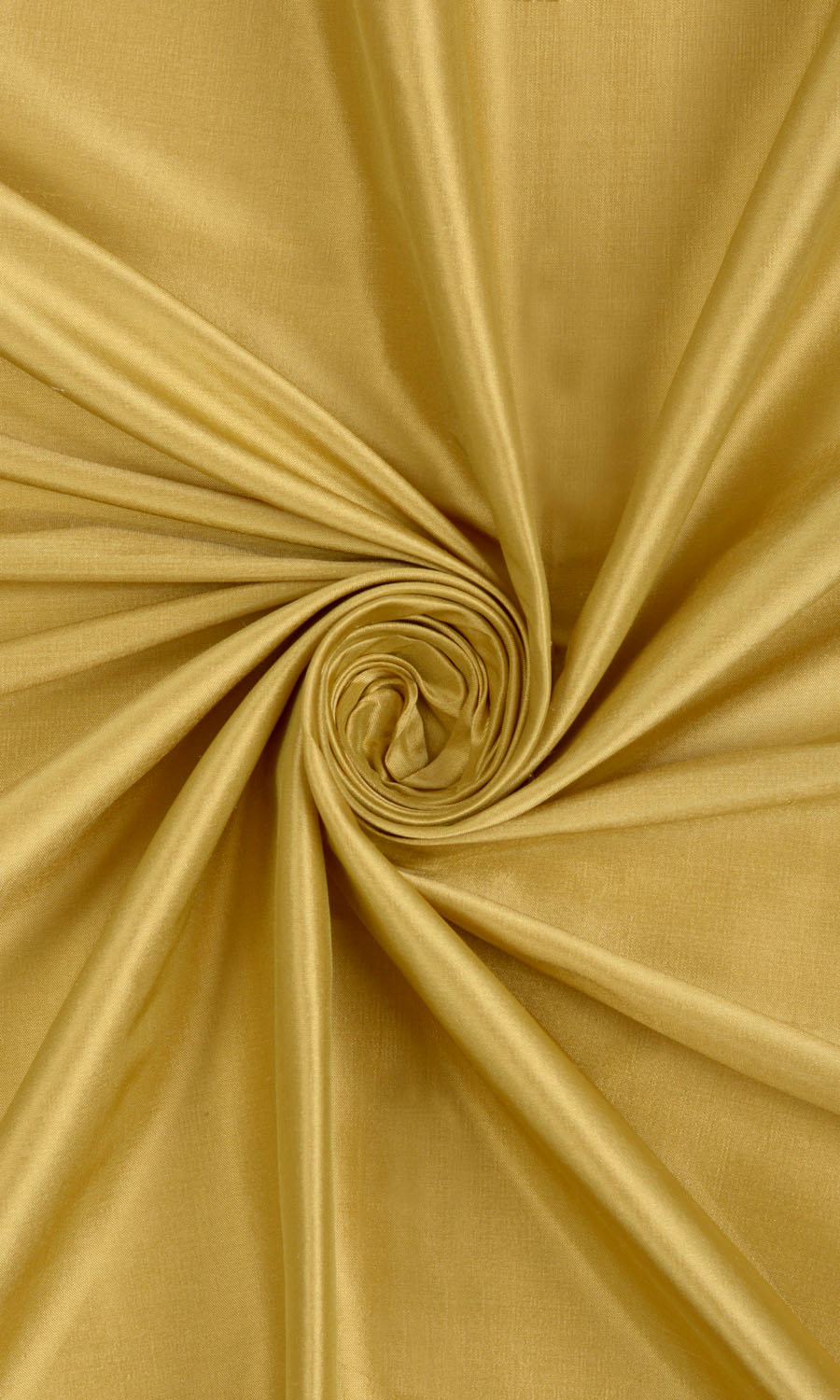 Shantung Silk Home Décor Fabric Sample (Ochre/ Mustard Yellow)