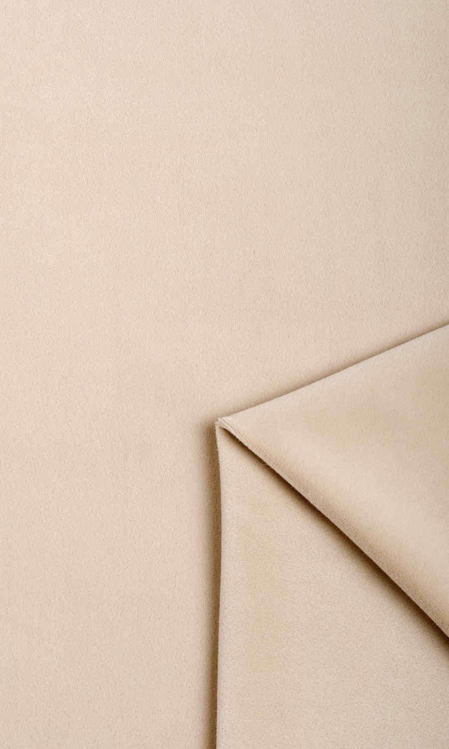 Velvet Home Textile Fabric Material By the Yard (Beige)