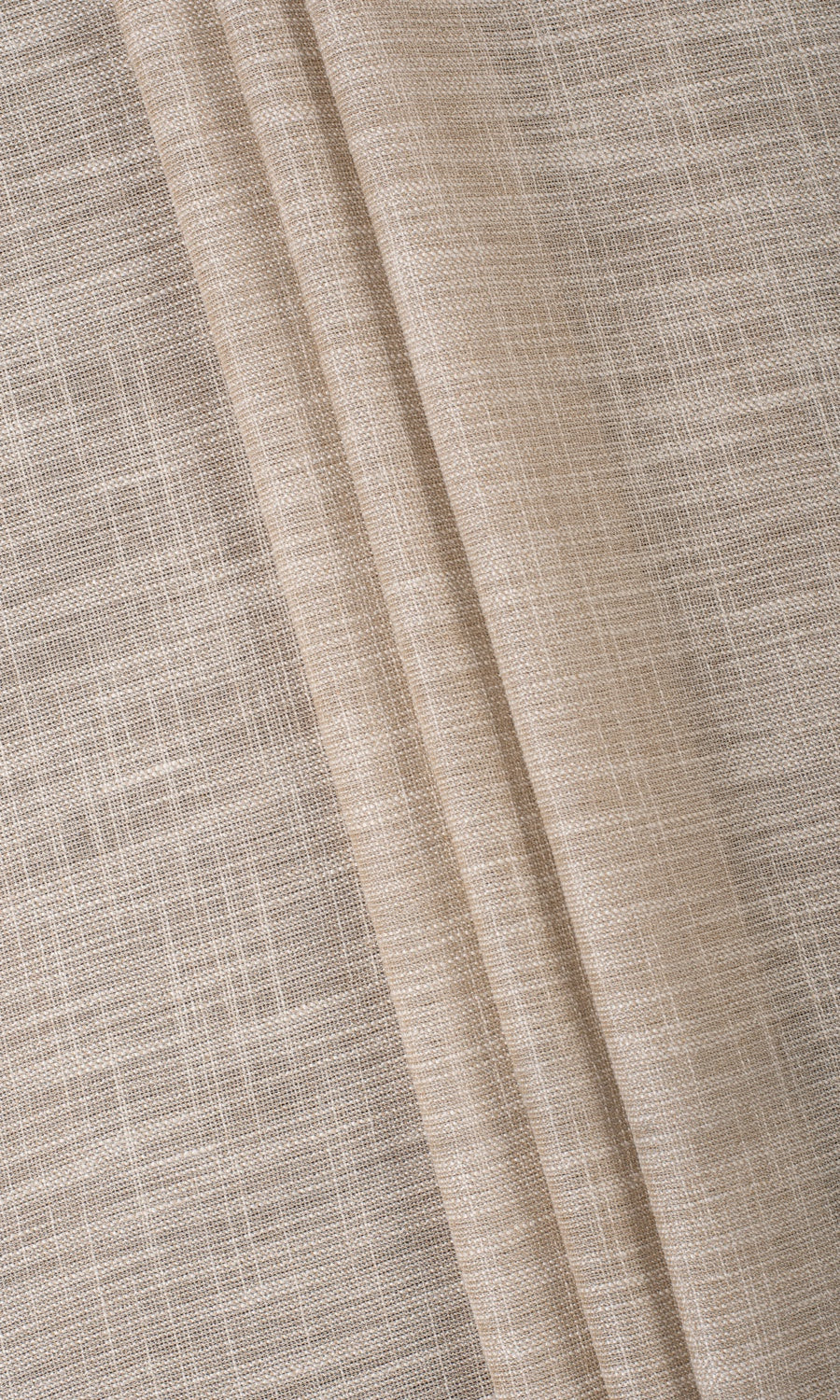Textured Sheer Home Textile Fabric Material By the Yard (Biscotti Beige)