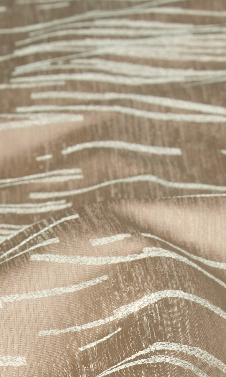 Abstract Patterned Free Fabric Material Sample (Pink-Beige)