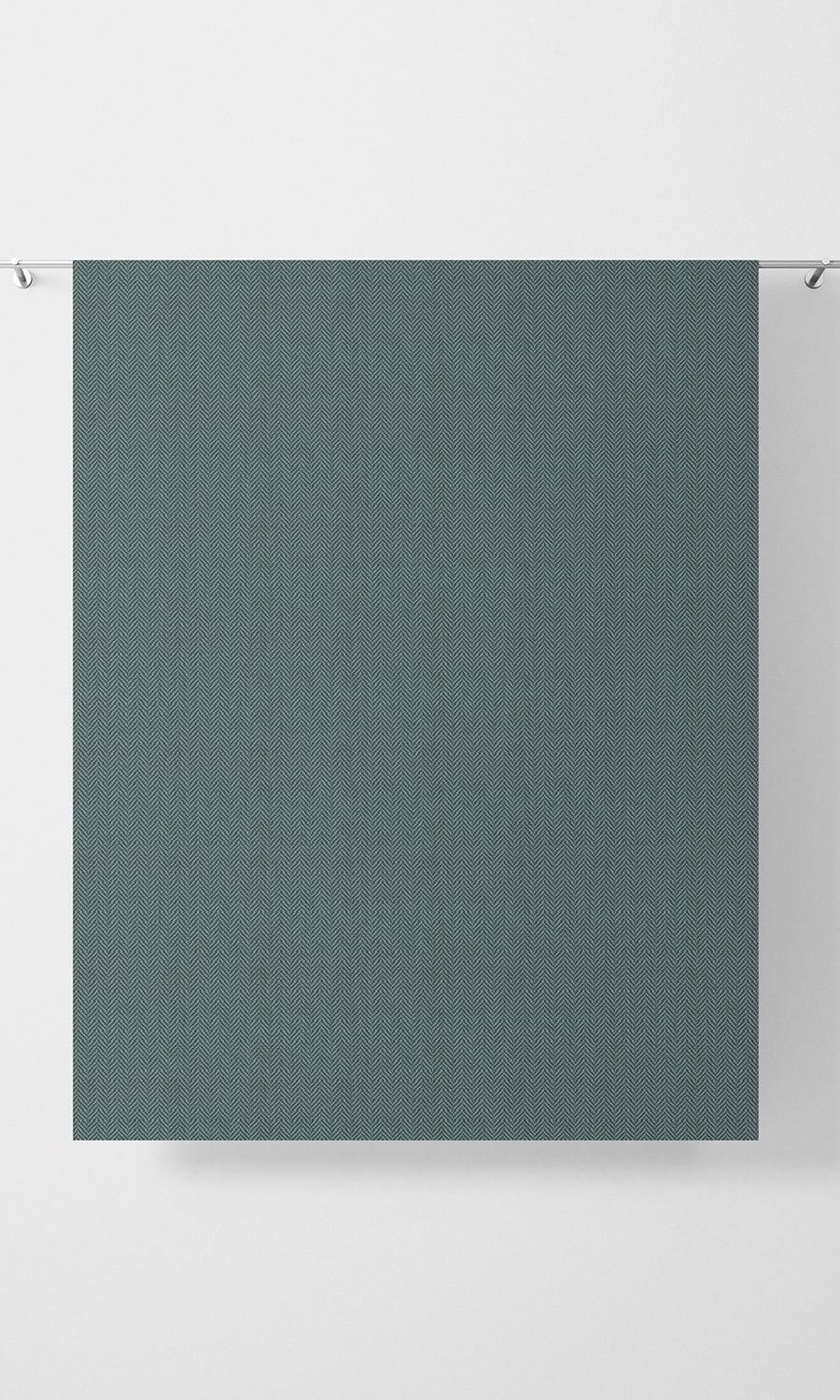 Herringbone Textured Fabric Material By the Yard (Blue)