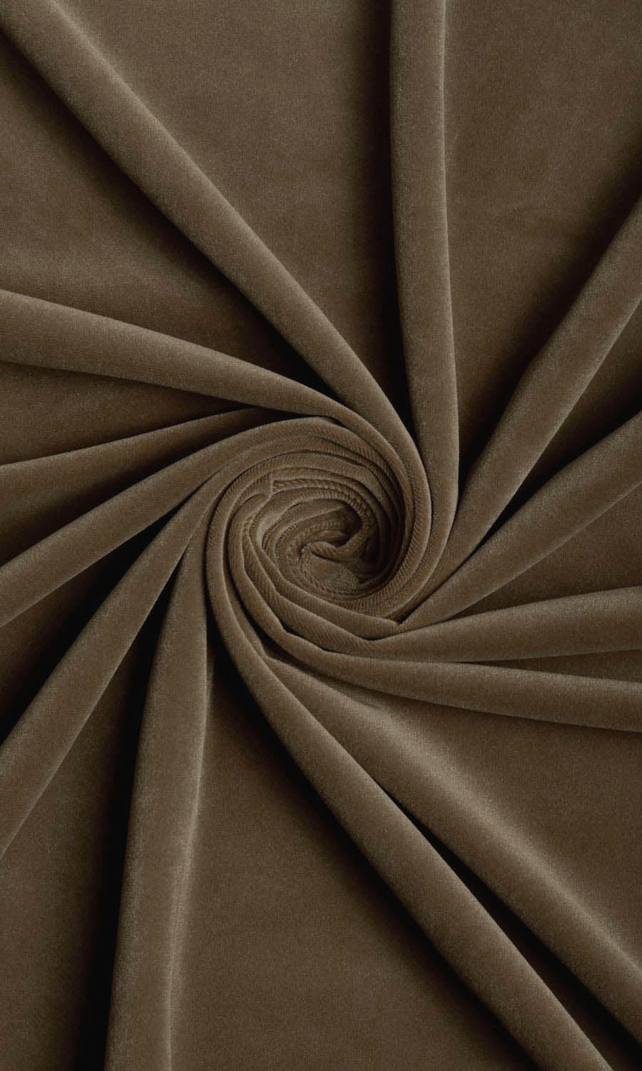 Velvet Home Décor Fabric By the Yard (Mocha Brown)