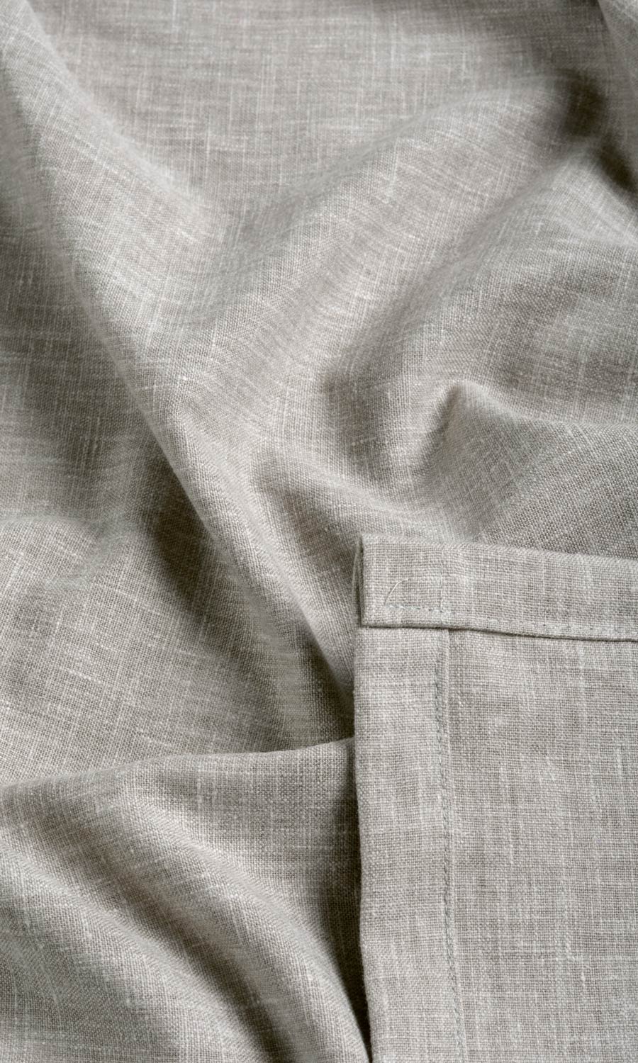 Poly-Cotton Blend Fabric Sample for Curtains & Drapes (Warm Grey)