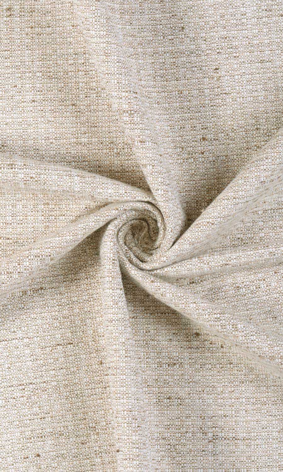 Textured Poly-Cotton Home Décor Fabric By the Yard (Beige/ Cream)