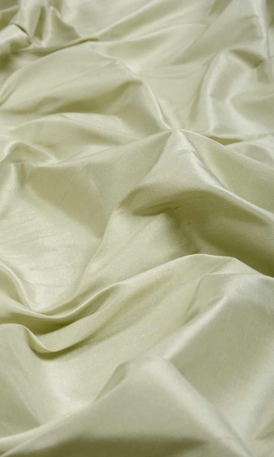 Shantung Silk Window Treatments Fabric Sample (Olive/ Sage Green)