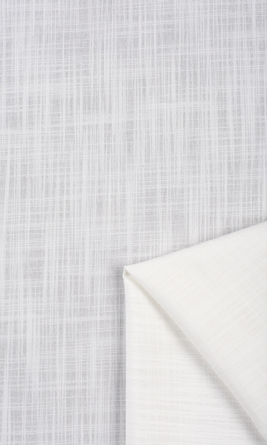 Semi-Sheer Fabric Material By the Yard (White)