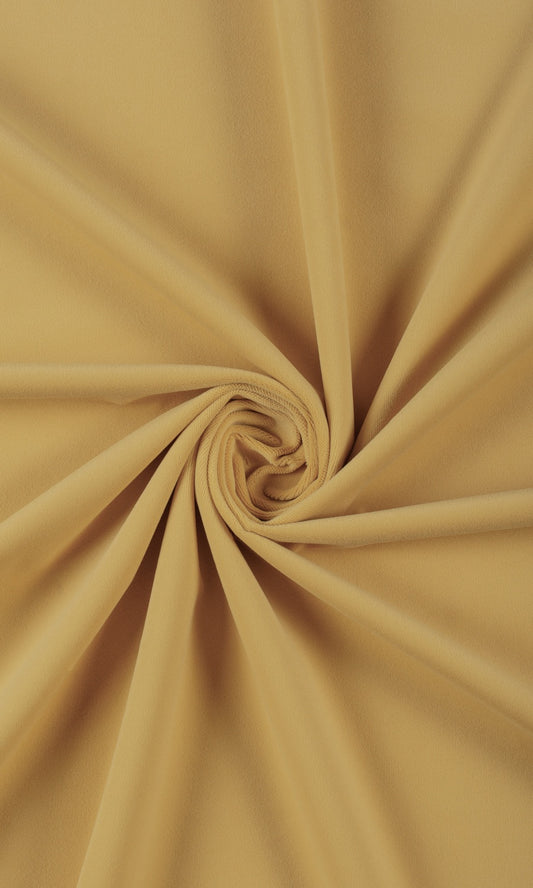 Velvet Home Décor Fabric By the Yard (Amber/ Pale Gold)