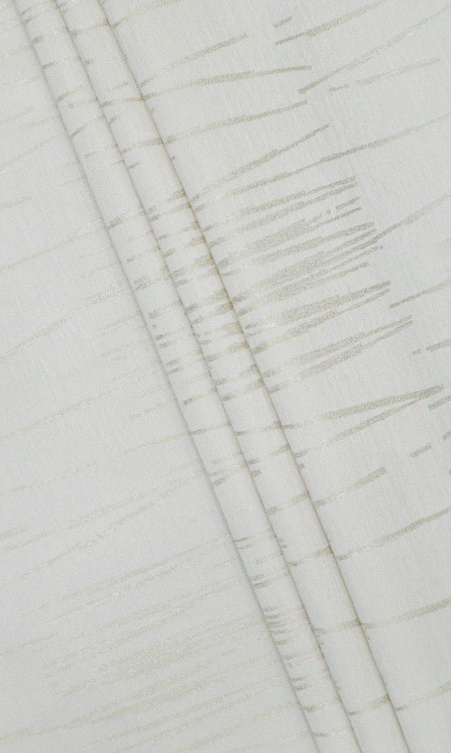 Abstract Print Home Décor Fabric By the Yard (White/ Ivory)
