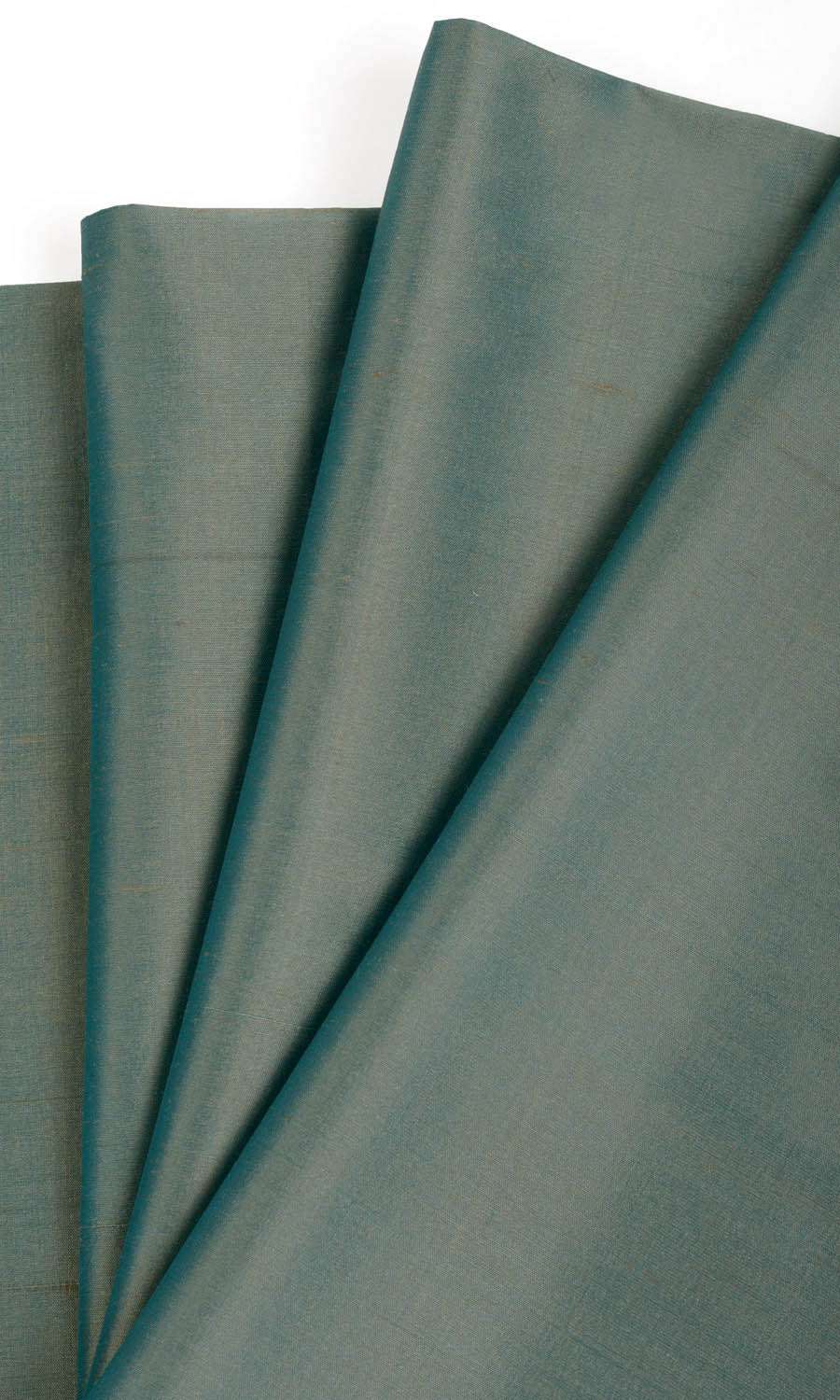 Shantung Silk Free Fabric Material Sample (Turquoise Blue)