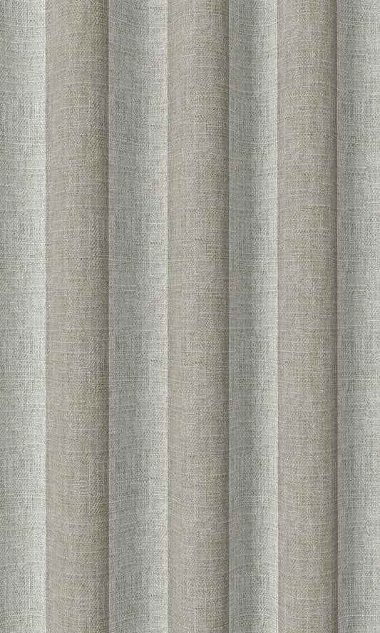 Modern Striped Print Curtains (Grey/ White)